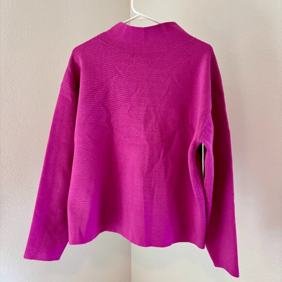 Maeve by Anthropologie Pink Mock Neck Sweater - Picture 1 of 3